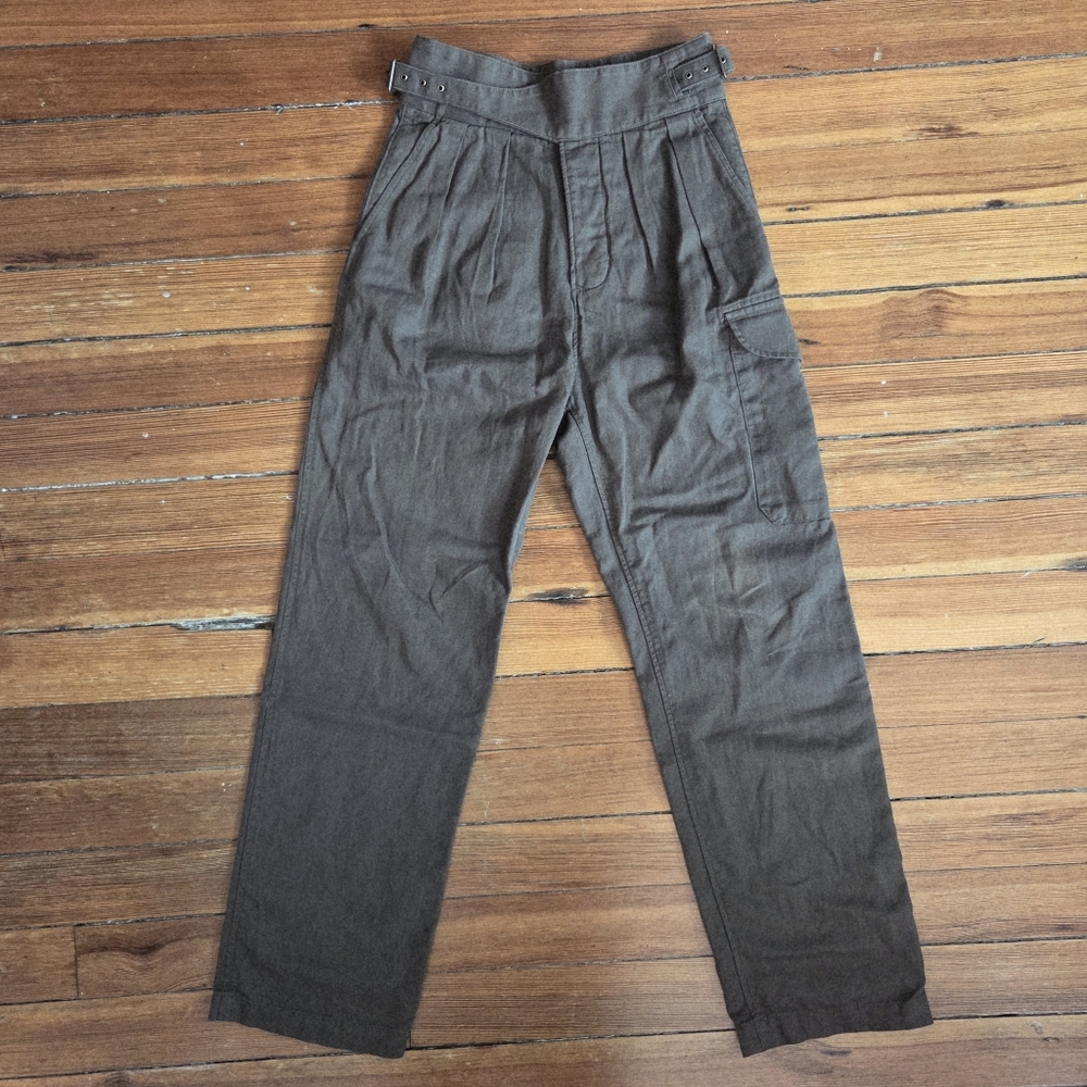 Banana Republic Heritage Brown "Potting Soil" Explorer High Waisted Gurka Pants